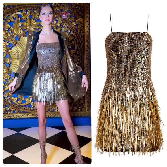 ALICE + OLIVIA Fifi Embellished Mini Cami Dress - Picture 11 of 17